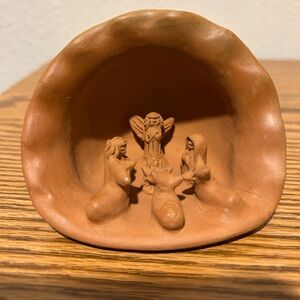 Handcrafted Terracotta Nativity Scene